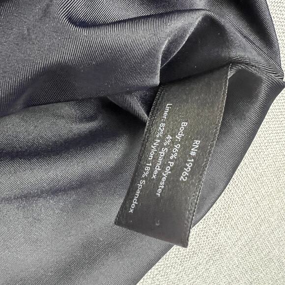 Boston Proper black ruched slinky top size M - Picture 4 of 4